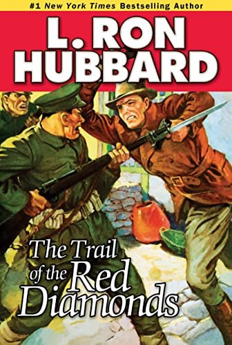 Book cover for "Trail of the Red Diamonds" by L Ron Hubbard