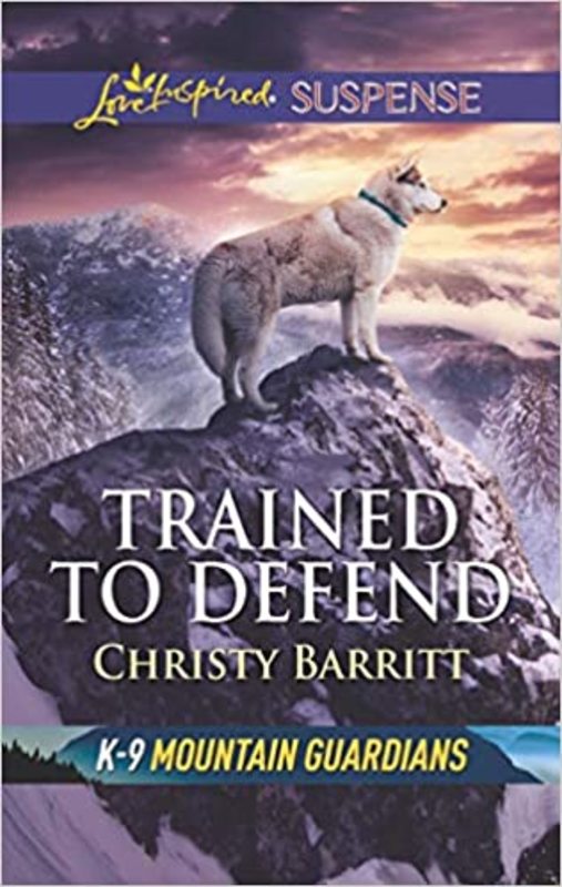 Book cover for "Trained to Defend" by Christy Barritt