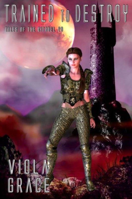 Book cover for "Trained to Destroy" by Viola Grace