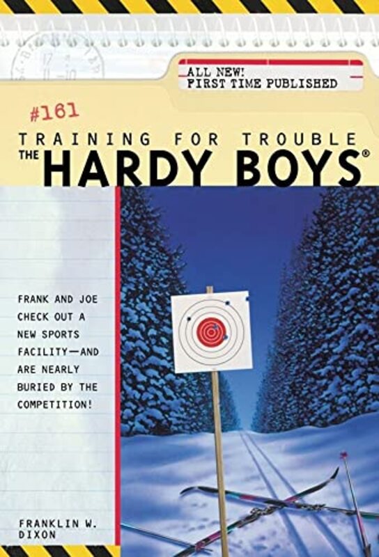 Book cover for "Training for Trouble" by Franklin W Dixon