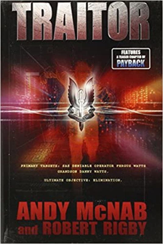 Book cover for "Traitor" by Andy McNab