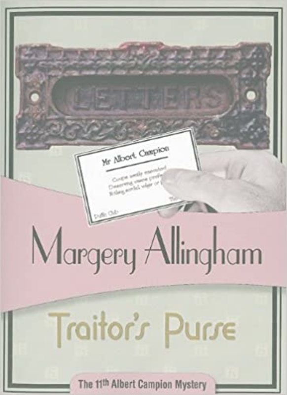 Book cover for "Traitor's Purse" by Margery Allingham