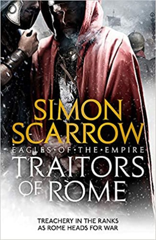 Book cover for "Traitors of Rome" by Simon Scarrow