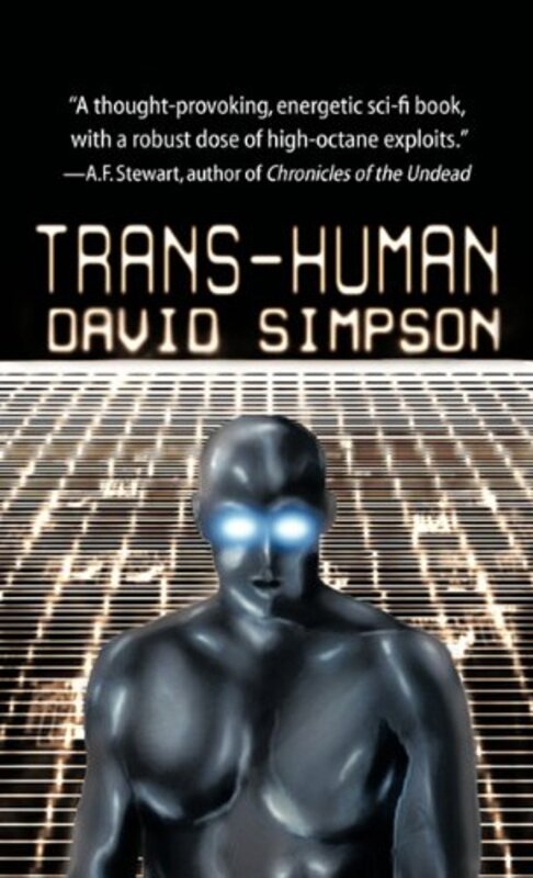 Book cover for "Trans-Human" by David Simpson