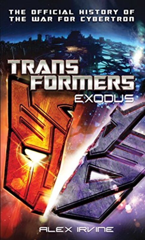 Book cover for "Transformers" by Alex Irvine