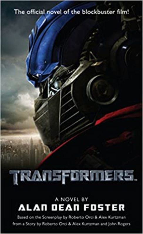 Book cover for "Transformers" by Alan Dean Foster