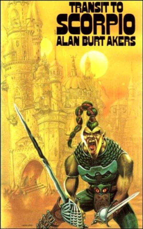 Book cover for "Transit to Scorpio" by Kenneth Bulmer