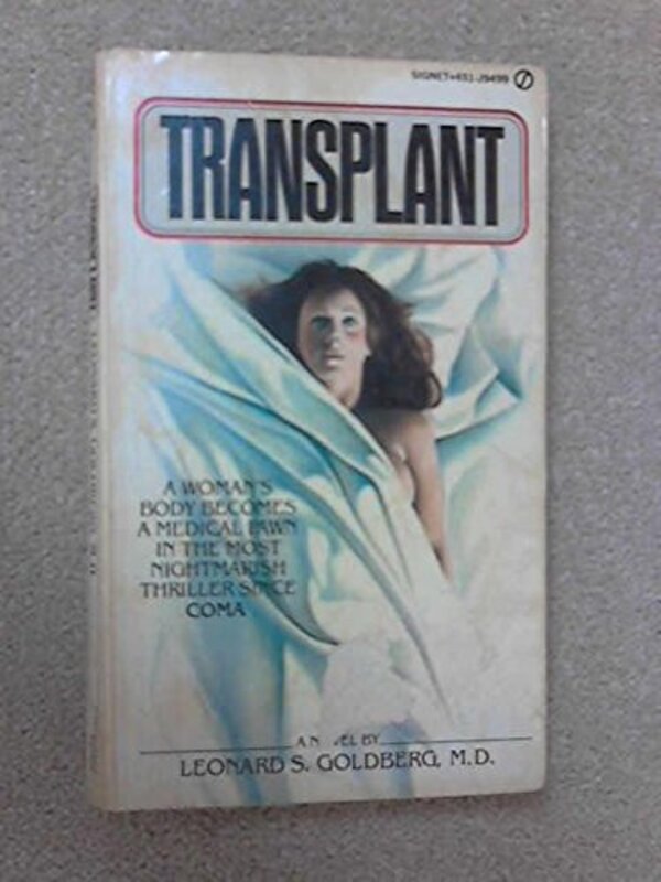 Book cover for "Transplant" by Leonard Goldberg