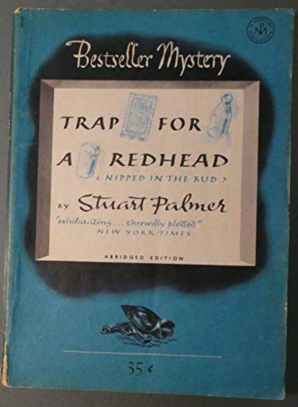 Book cover for "Trap for a Redhead" by Stuart Palmer
