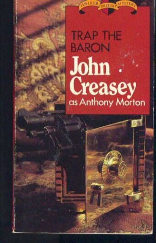 Book cover for "Trap the Baron" by John Creasey