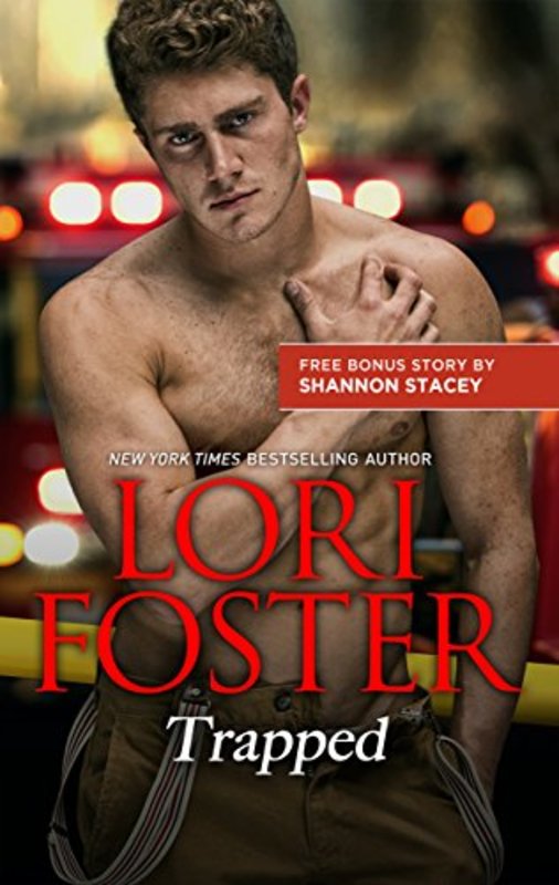 Book cover for "Trapped!" by Lori Foster