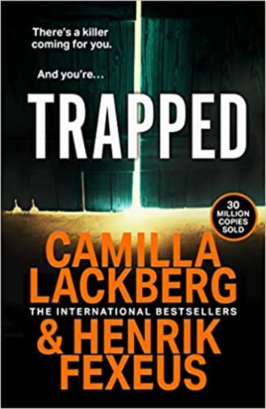 Book cover for "Trapped" by Camilla Läckberg