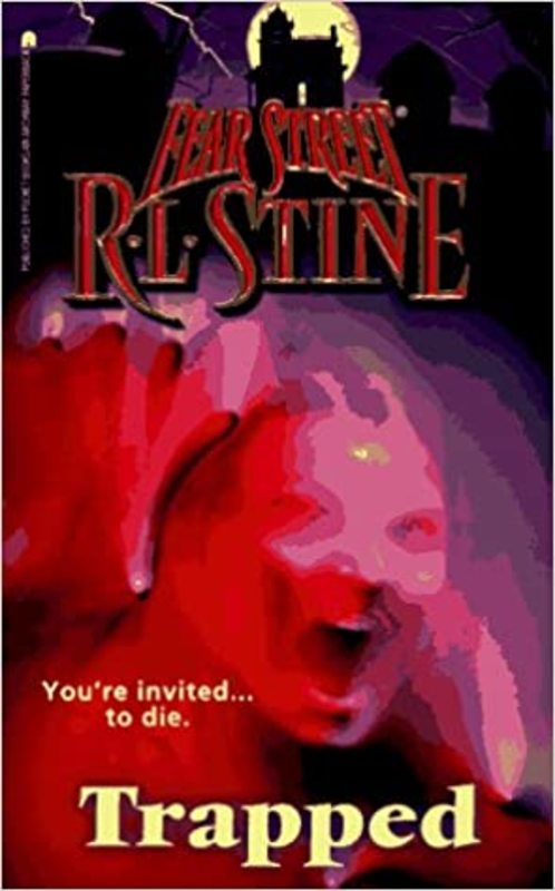 Book cover for "Trapped" by R.L. Stine