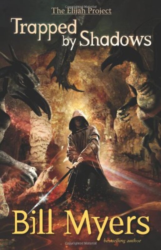 Book cover for "Trapped by Shadows" by Bill Myers