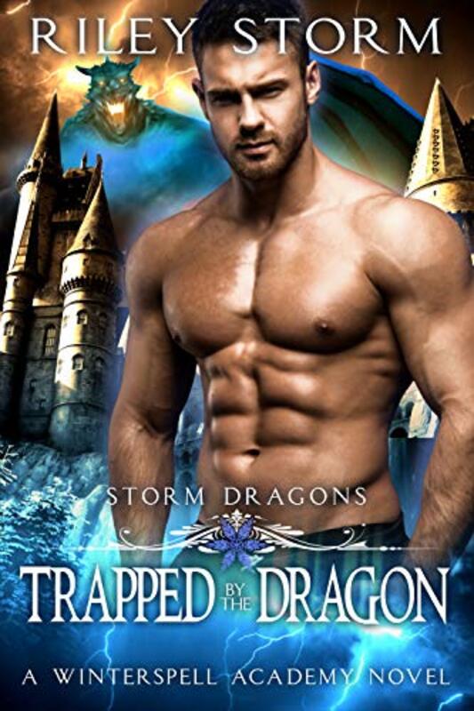 Book cover for "Trapped by the Dragon" by Riley Storm