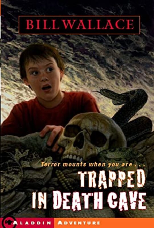Book cover for "Trapped in Death Cave" by Bill Wallace
