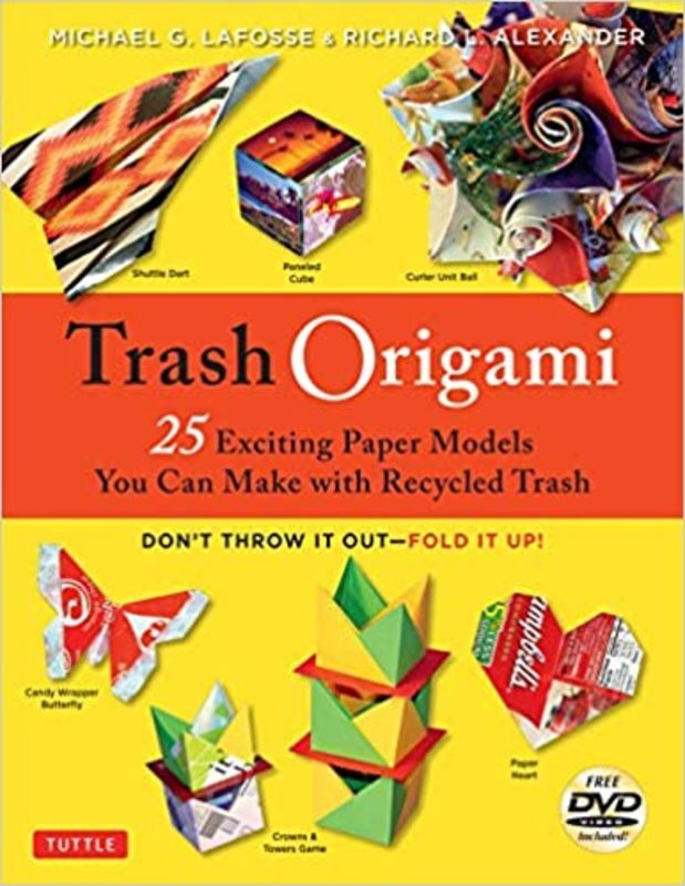 Book cover for "Trash Origami" by Michael G. LaFosse