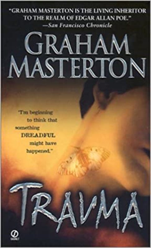 Book cover for "Trauma" by Graham Masterton