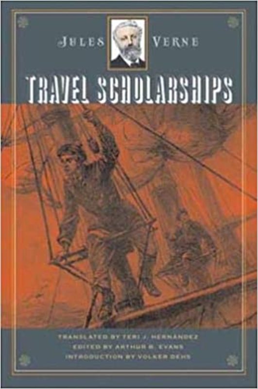 Book cover for "Travel Scholarships" by Jules Verne