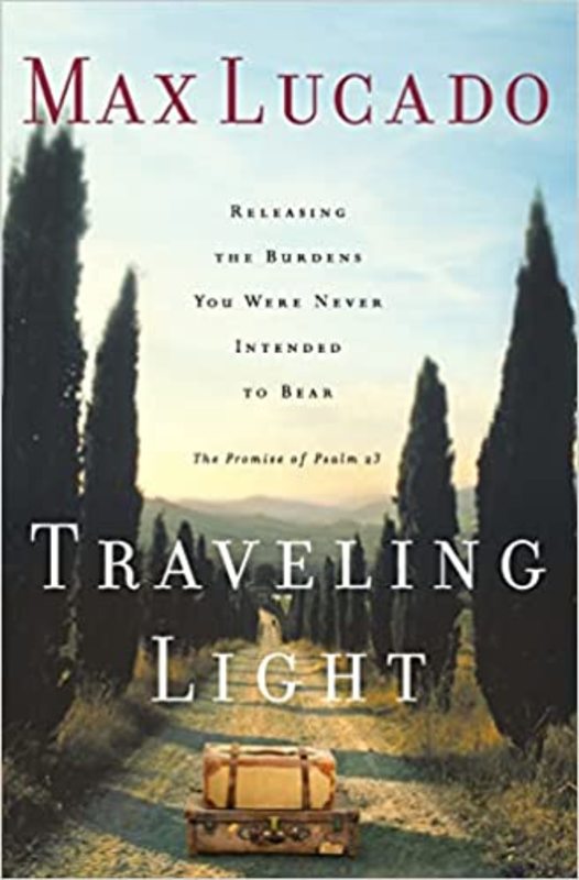 Book cover for "Traveling Light" by Max Lucado