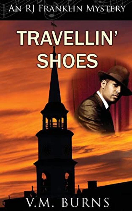 Book cover for "Travellin' Shoes" by Valerie VM Burns