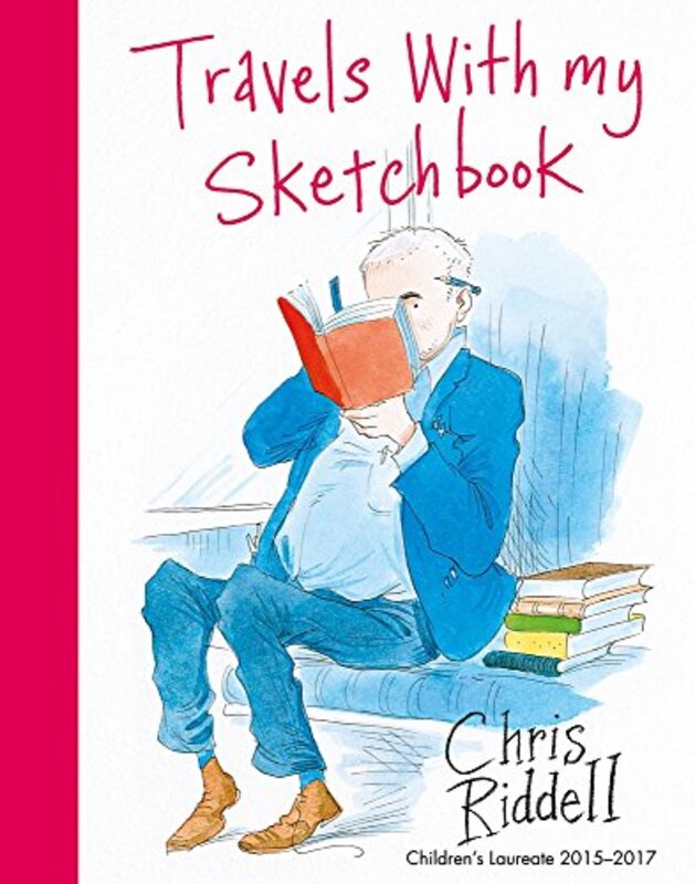 Book cover for "Travels with My Sketchbook" by Chris Riddell