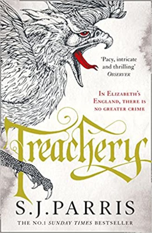 Book cover for "Treachery" by Stephanie Merritt