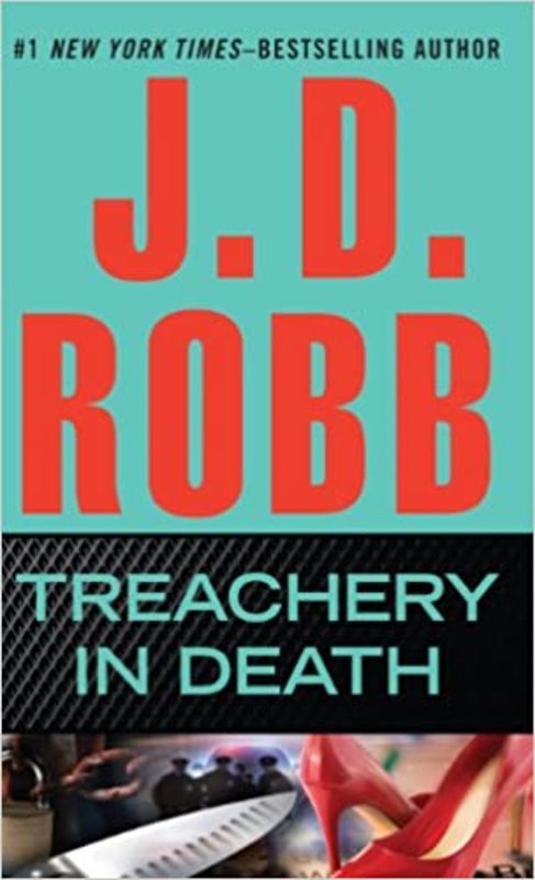 Book cover for "Treachery in Death" by JD Robb