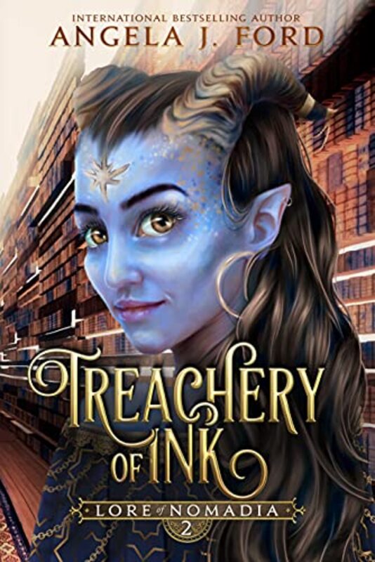 Book cover for "Treachery of Ink" by Angela J Ford