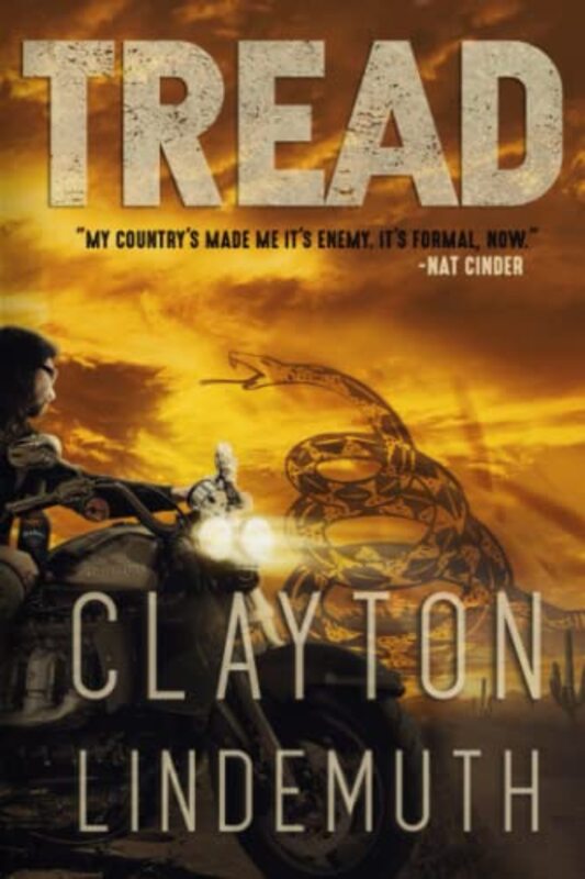 Book cover for "Tread" by Clayton Lindemuth