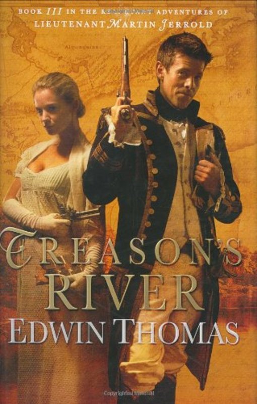 Book cover for "Treason's River" by Tom Harper