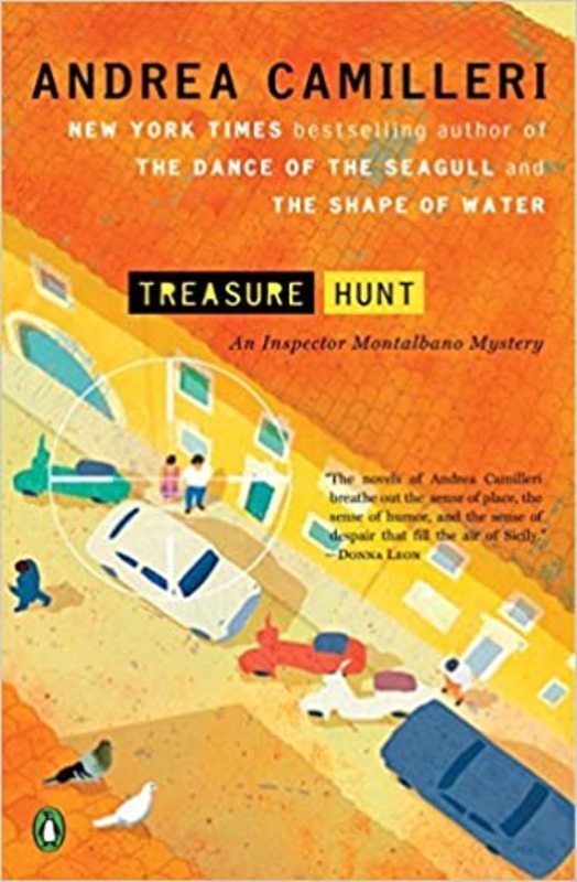 Book cover for "Treasure Hunt" by Andrea Camilleri