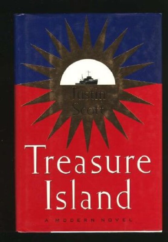Book cover for "Treasure Island" by Justin Scott