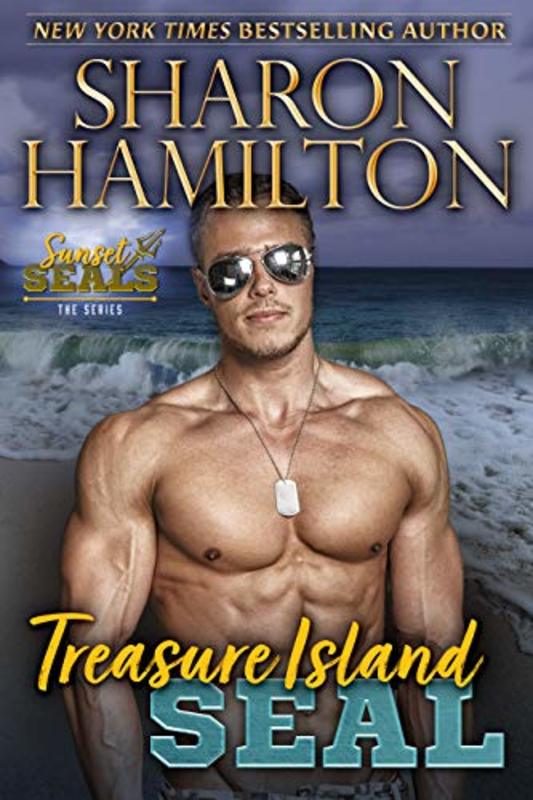 Book cover for "Treasure Island SEAL" by Sharon Hamilton