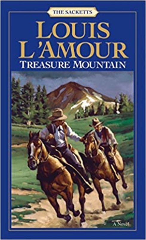 Book cover for "Treasure Mountain" by Louis LAmour