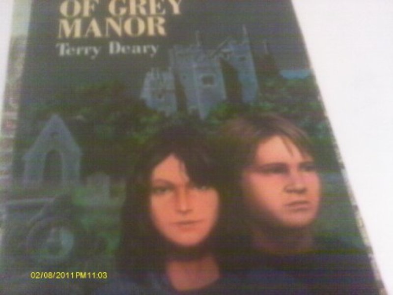 Book cover for "Treasure Of Grey Manor" by Terry Deary