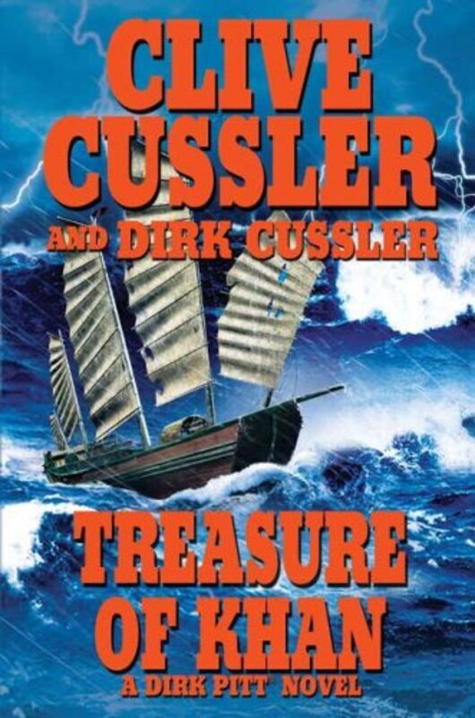 Book cover for "Treasure of Khan" by Dirk Cussler
