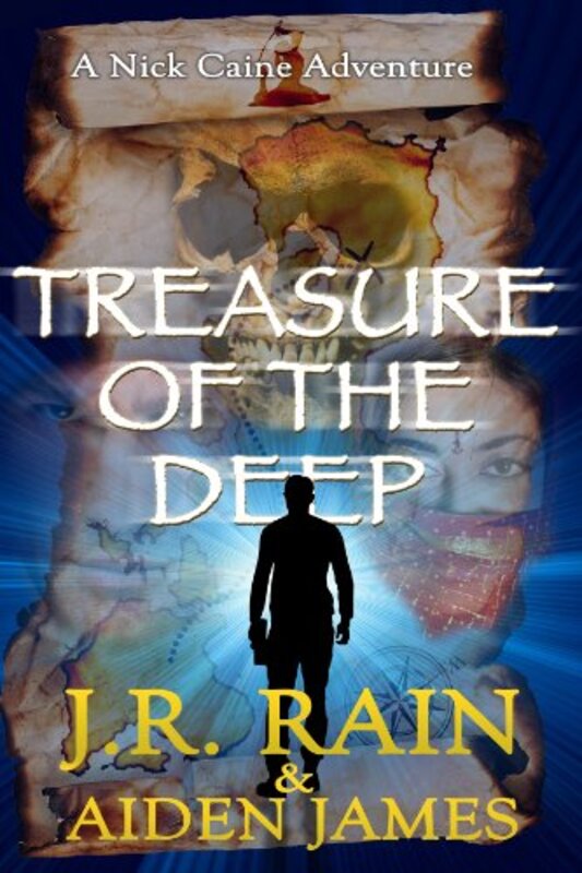Book cover for "Treasure of the Deep" by J R Rain
