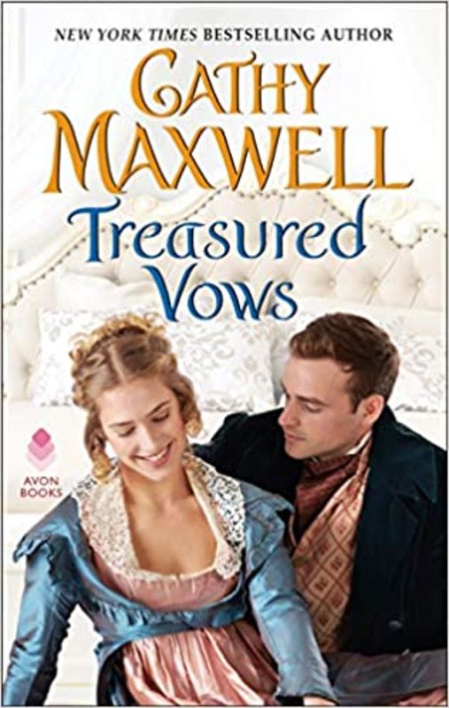 Book cover for "Treasured Vows" by Cathy Maxwell