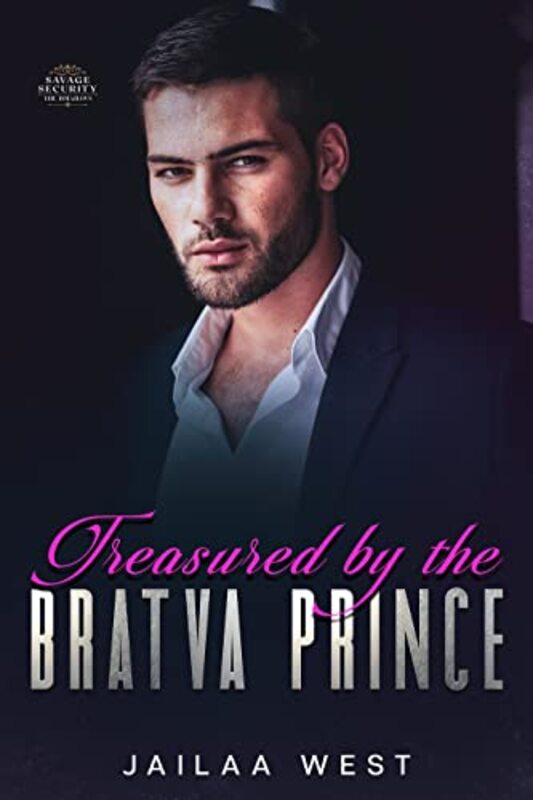 Book cover for "Treasured by the Bratva Prince" by Jailaa West