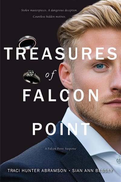 Book cover for "Treasures of Falcon Point" by Traci Hunter Abramson