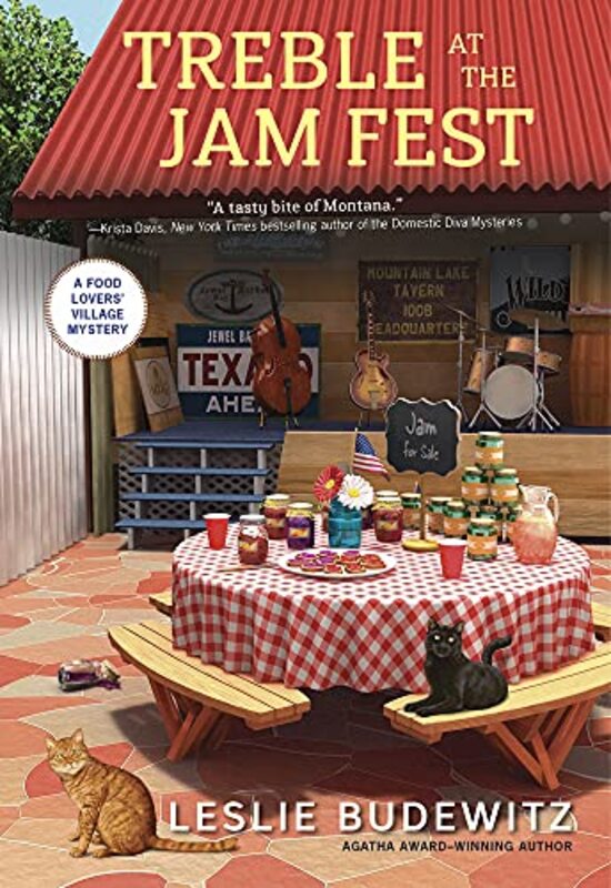 Book cover for "Treble at the Jam Fest" by Leslie Ann Budewitz