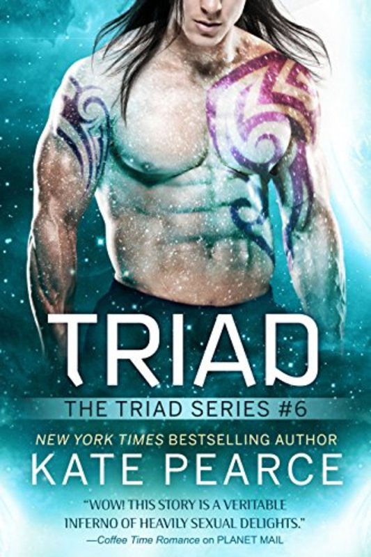 Book cover for "Triad" by Kate Pearce