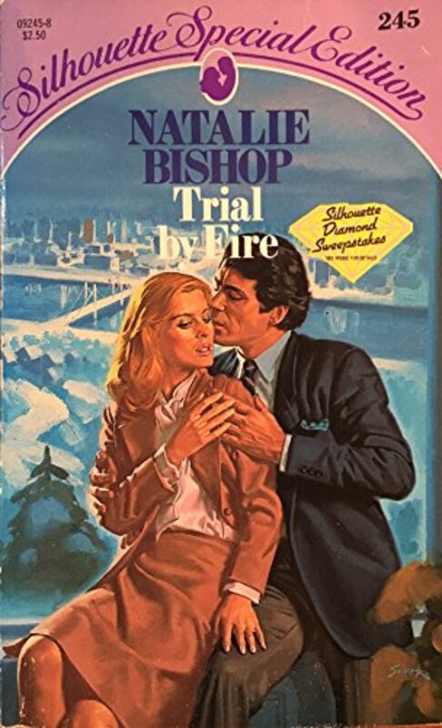 Book cover for "Trial by Fire" by Nancy Bush