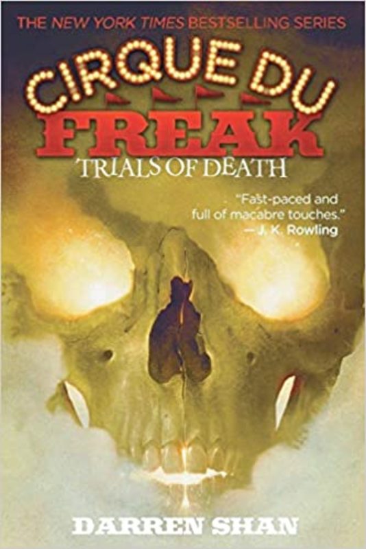 Book cover for "Trials of Death" by Darren Shan