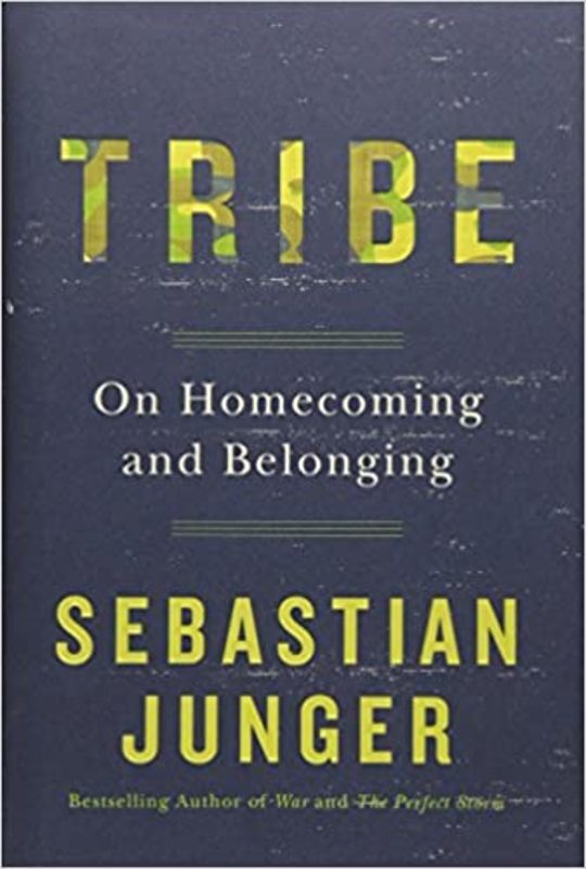 Book cover for "Tribe" by Sebastian Junger