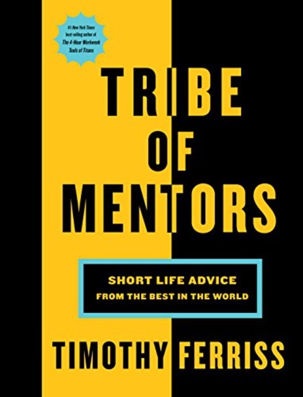 Book cover for "Tribe of Mentors"