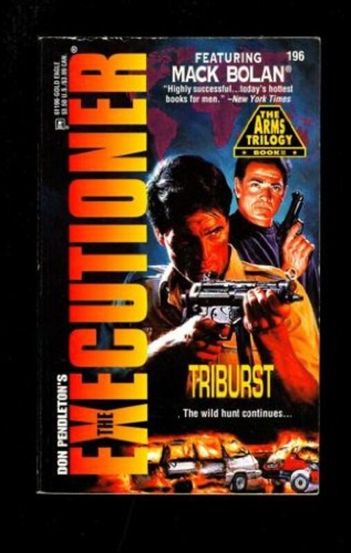 Book cover for "Triburst" by Don Pendleton
