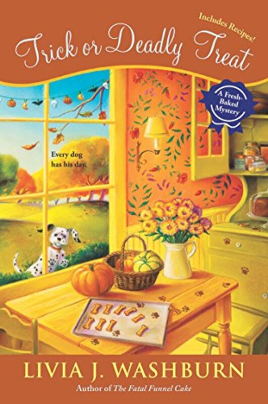 Book cover for "Trick or Deadly Treat" by Livia J Washburn
