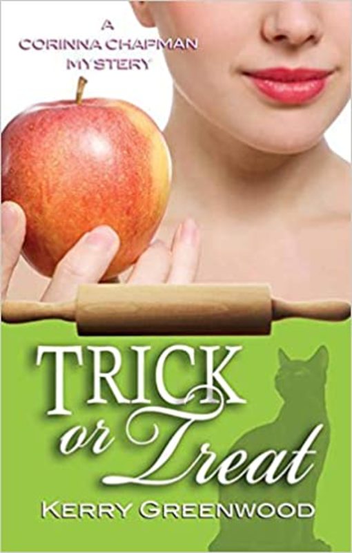 Book cover for "Trick or Treat" by Kerry Greenwood